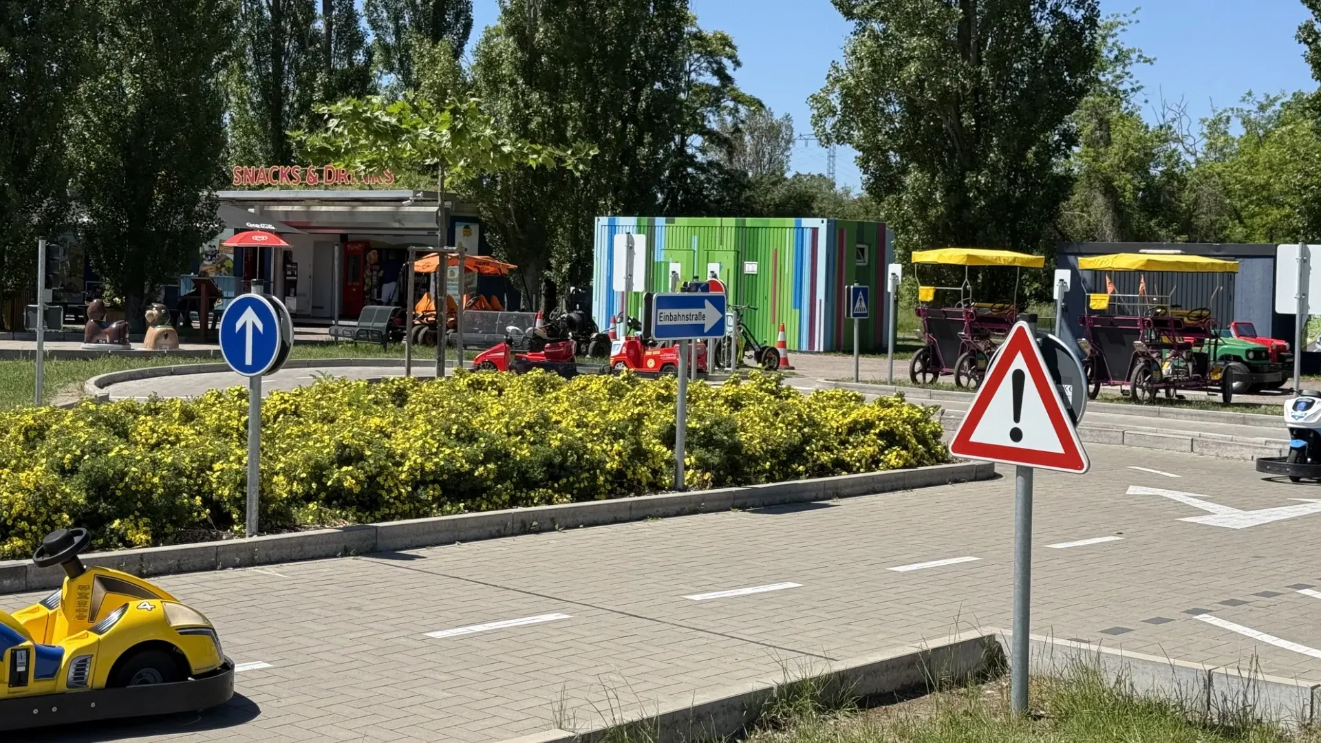 Verkehrsparcours für Kinder